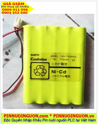 Pin nuôi nguồn SANYO 10N-700ACCL 12V 700mAh (12vAA700mAh|| ĐANG CÒN HÀNG